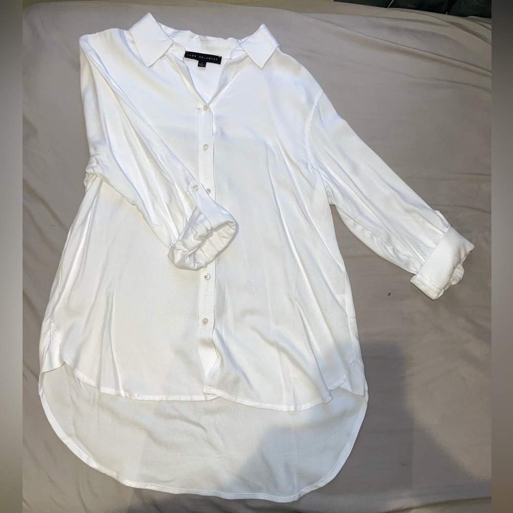 White button-down dress shirt